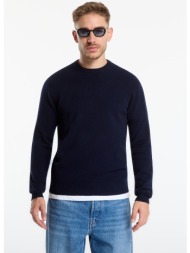 πουλόβερ mc2 saint barth regent lambswool sweater night blue xl