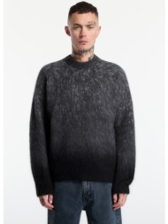 πουλόβερ calvin klein jeans ls brushed alpaca om black l