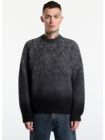 πουλόβερ calvin klein jeans ls brushed alpaca om black l