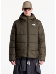 μπουφάν the north face nse hooded mask jacket new taupe green m