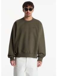 φούτερ nike energy fleece crew-neck sweatshirt cargo khaki xs
