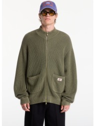 πουλόβερ dickies fredonia zipped knit sweater green s