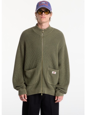 πουλόβερ dickies fredonia zipped knit sweater green s