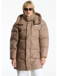 φουσκωτό μπουφάν the north face puffer oversize parka garnet m