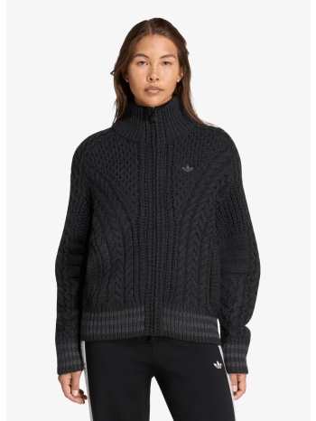 πουλόβερ adidas cable knit firebird track top black/