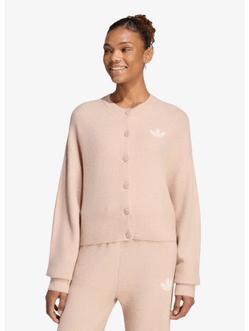 πουλόβερ adidas essentials knit cardigan wonder taupe s