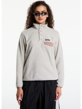 φούτερ patagonia w`s lw synch snap-t p/o oatmeal heather w/