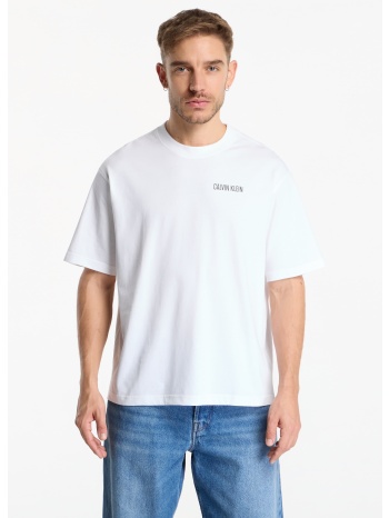 t-shirt calvin klein jeans ss rlx 20s calvin or nthing bck