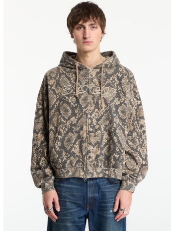 φούτερ obey moody zip hood dusty vintage rattle snake m