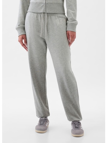 παντελόνια gap logo joggers light heather grey xl