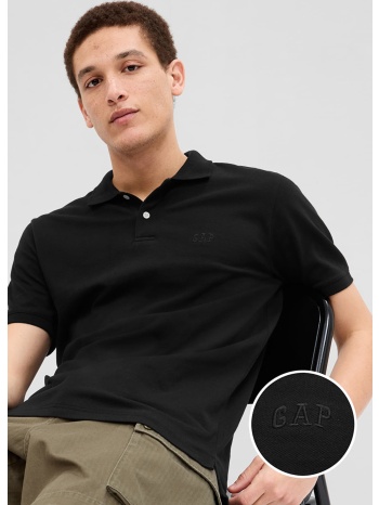 φανελάκι gap logo polo black m σε προσφορά