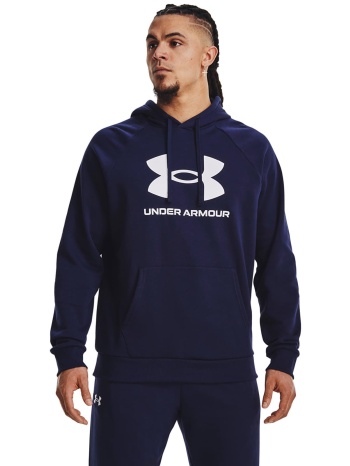 φούτερ under armour rival fleece logo hd midnight navy s σε προσφορά
