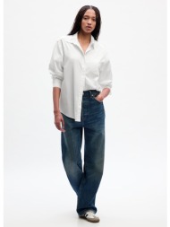 πουκάμισα gap the big shirt optic white xs