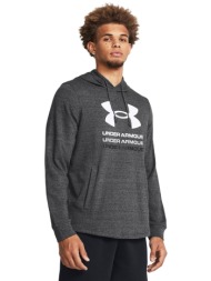 φούτερ under armour rival terry graphic hood castlerock 025 m