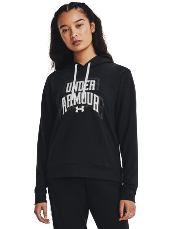 φούτερ under armour rival terry graphic hdy black s σε προσφορά