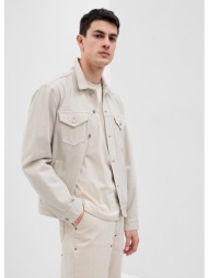 μπουφάν gap denim jacket grey splash xs