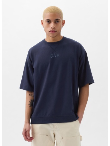 μπλουζάκι gap micro logo tee navy uniform xs