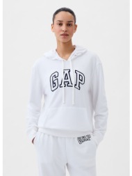 φούτερ gap pullover logo hoodie optic white v6 xxs