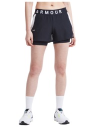 βερμούδες under armour play up 2-in-1 shorts black s