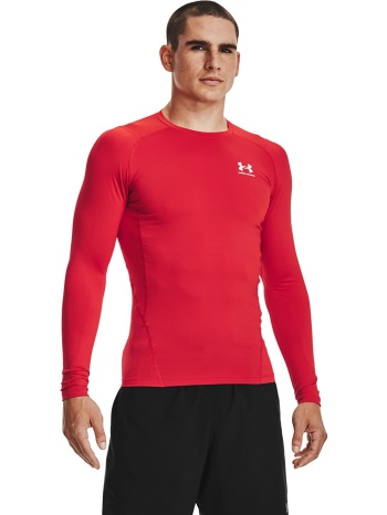 μπλουζάκι under armour hg armour comp ls red xxxl σε προσφορά