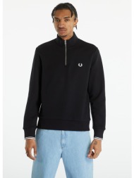 φούτερ fred perry half zip sweatshirt black s