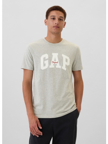 φανελάκι gap logo tee heather grey xs