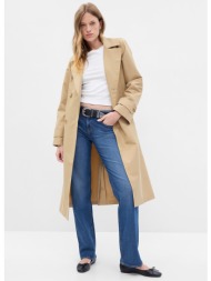 παλτό gap icon trench coat khaki s