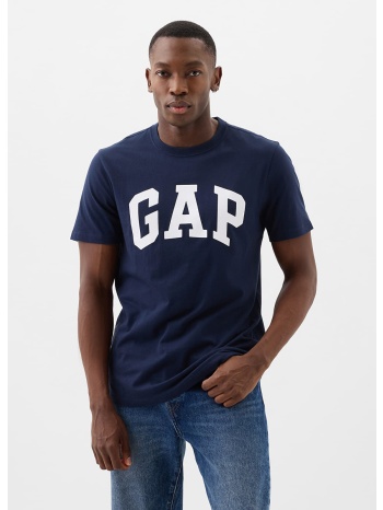 μπλουζάκι gap basic logo tee tapestry navy xs