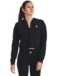 φούτερ under armour project rck hw terry fz black xl
