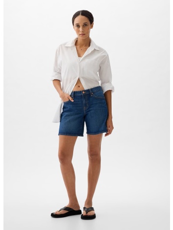 βερμούδες gap 5 inch denim shorts dark wash w27