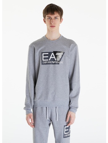 φούτερ ea7 emporio armani felpa medium grey melange s σε προσφορά