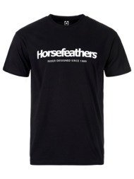 μπλουζάκι horsefeathers quarter t-shirt black l