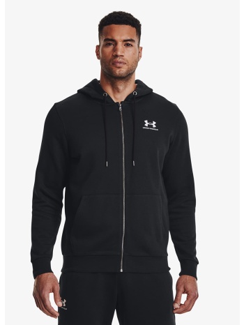 φούτερ under armour essential fleece fz hood black m σε προσφορά