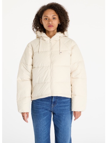μπουφάν tommy jeans vail puffer jacket beige s σε προσφορά