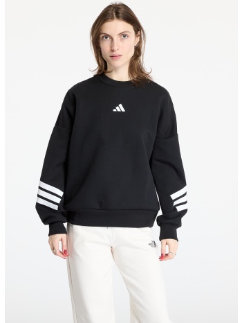φούτερ adidas future icons three stripes sweatshirt black xs σε προσφορά