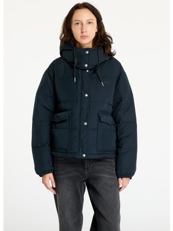 μπουφάν lee hooded short puffer unionall black l σε προσφορά