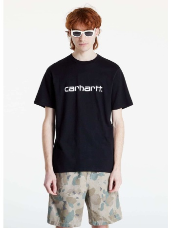 φανελάκι carhartt wip s/s script t-shirt black/ white xs