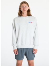 φούτερ new balance athletics premium logo crew ash heather m