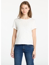 μπλουζάκι levi`s® margot short sleeve tee white xs
