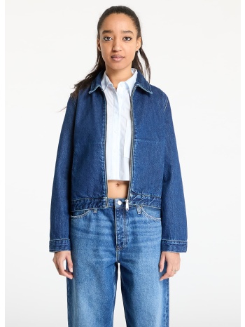 μπουφάν calvin klein jeans zip denim jacket denim xs σε προσφορά