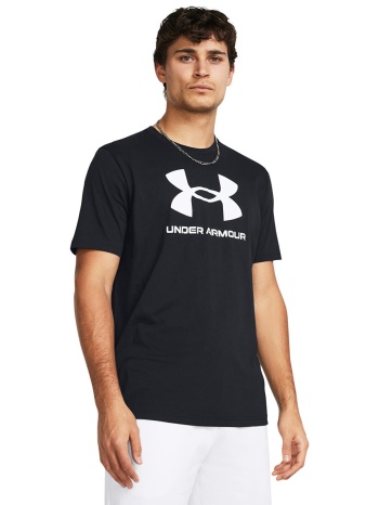 μπλουζάκι under armour sportstyle logo update ss black 001 s σε προσφορά