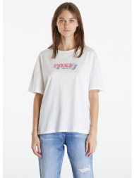 μπλουζάκι roxy sand under the sky snow white xs
