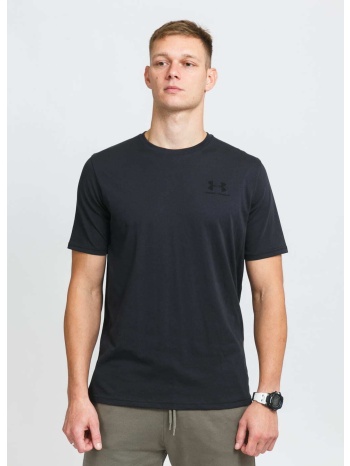 μπλουζάκι under armour sportstyle left chest ss tee černé s σε προσφορά