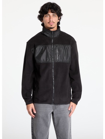 μπουφάν urban classics patched micro fleece jacket black s σε προσφορά