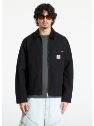 μπουφάν carhartt wip detroit jacket unisex black/ black rinsed xs