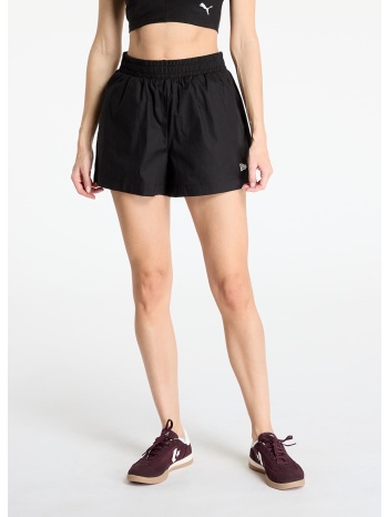 new era womens cotton black shorts black s σε προσφορά