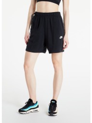 βερμούδες nike sportswear french terry fleece high-rise shorts black s