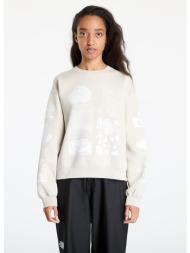 φούτερ nike acg `tuff fleece` women`s therma-fit repel crew-neck sweatshirt lt orewood brn/ summit w