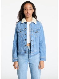 μπουφάν lee sherpa rider jacket blue voyage s