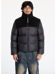 μπουφάν calvin klein jeans sherpa puffer jacket black m
